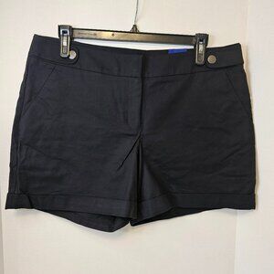 Apt. 9 Black Women Mid Rise Shorts Size 16 Casual